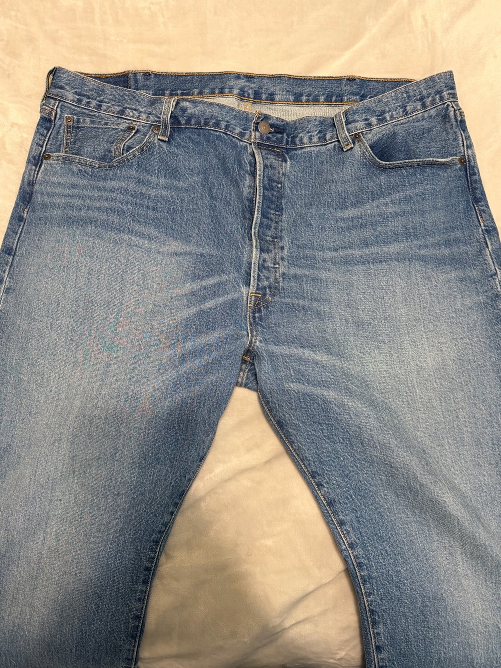 Classic Men's Blue Denim Jeans